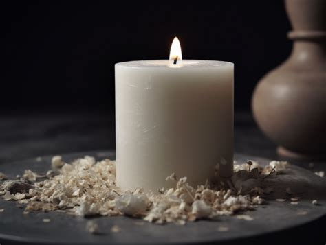 Meaning of burning a white candle
